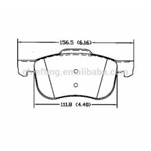 freins de voiture D794 272 401pour Volvo fronts freins à disque